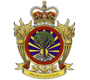 Coat of arms (crest) of the Chaplain School, Canada
