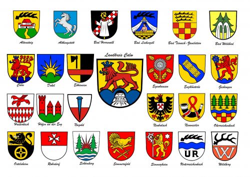 Arms in the Calw District