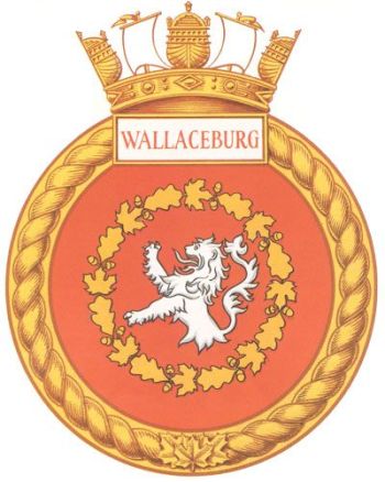Coat of arms (crest) of the HMCS Wallaceburg, Royal Canadian Navy
