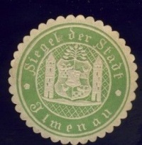 Wappen von Ilmenau/Coat of arms (crest) of Ilmenau