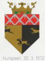 Wapen van Nunspeet/Coat of arms (crest) of Nunspeet