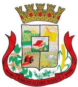 Arms (crest) of Rancho Alegre d'Oeste