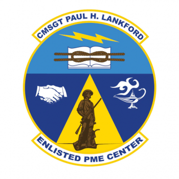 Coat of arms (crest) of the Chief Master Sergeant Paul M. Lankford Enlisted Professional Military Education Center, US Air Force