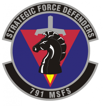 Coat of arms (crest) of the 791st Missile Security Squadron, US Air Force