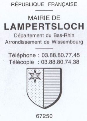 Blason de Lampertsloch/Coat of arms (crest) of {{PAGENAME