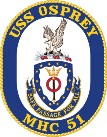 Mine Hunter USS Osprey (MHC-51) - Heraldry of the World
