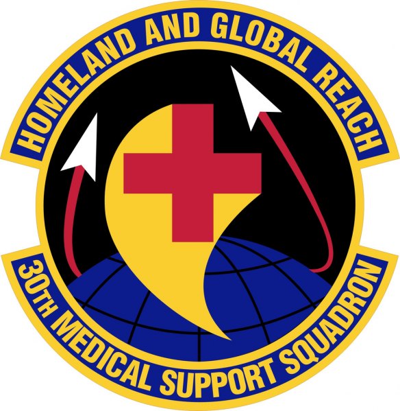 File:30th Medical Support Squadron, US Air Force.png