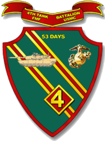 Coat of arms (crest) of the 4th Tank Battalion, USMC