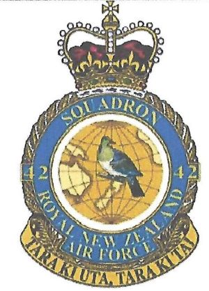Coat of arms (crest) of the No 42 Squadron, RNZAF