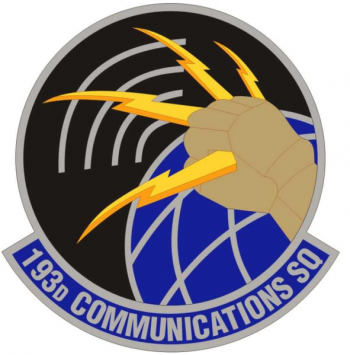 Coat of arms (crest) of the 193rd Communications Squadron, Pennsylvania Air National Guard