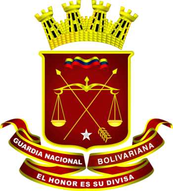 Coat of arms (crest) of the Bolivarian National Guard, Venezuela