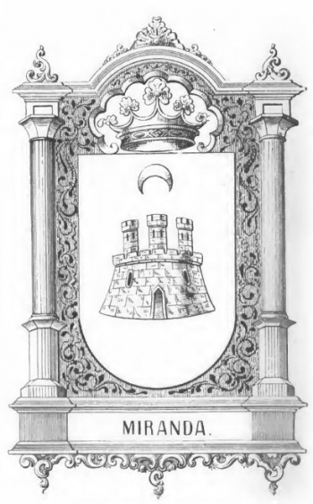 Coat of arms (crest) of Miranda do Douro (city)