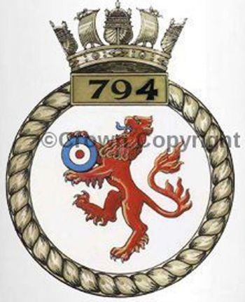 Coat of arms (crest) of the No 794 Squadron, FAA