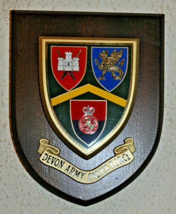 Coat of arms (crest) of the Devon Army Cadet Force, British Army