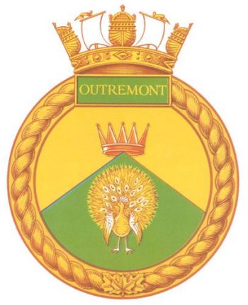 Coat of arms (crest) of the HMCS Outremont, Royal Canadian Navy