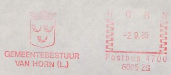 Wapen van Horn (Limburg)/Coat of arms (crest) of Horn (Limburg)