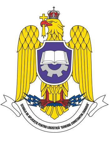 Coat of arms (crest) of the Logistics Application School General Constantin Zaharia,Romanian Army