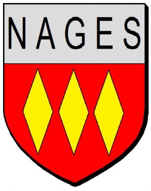 Blason de Nages/Coat of arms (crest) of {{PAGENAME