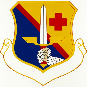 Coat of arms (crest) of the USAF Regional Hospital Langley, US Air Force
