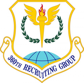 Coat of arms (crest) of the 360th Recruiting Group, US Air Force