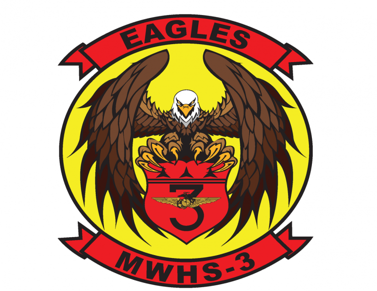Coat of arms (crest) of MWHS-3 Eagles, USMC.png