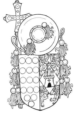 Arms (crest) of Pedro Gómez Sarmiento de Villandrando