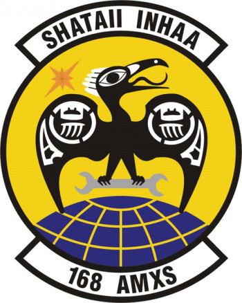 Coat of arms (crest) of the 168th Aircraft Maintenance Squadron, Alaska Air National Guard