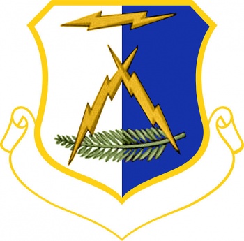 Coat of arms (crest) of the 327th Air Division, US Air Force