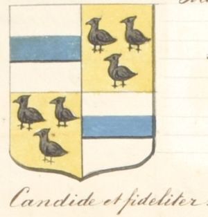Arms (crest) of Jan-Robert Caïmo