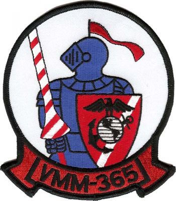 Coat of arms (crest) of VMM-365 Blue Knights, USMC