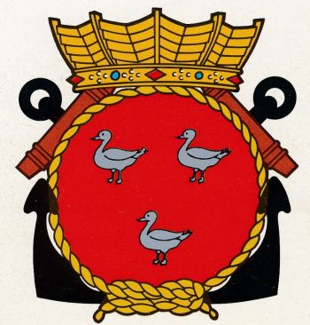 Coat of arms (crest) of the Zr.Ms. Witte de With, Netherlands Navy