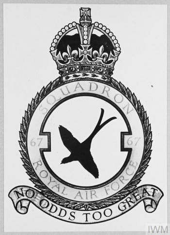 Coat of arms (crest) of the No 67 Squadron, Royal Air Force