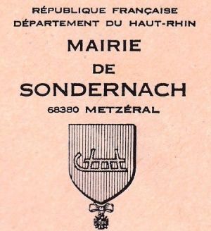 Blason de Sondernach (Haut-Rhin)