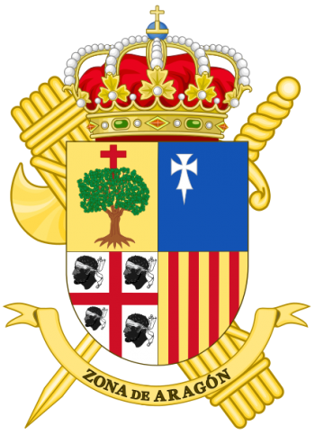 Coat of arms (crest) of VIII Zone - Aragonia, Guardia Civil