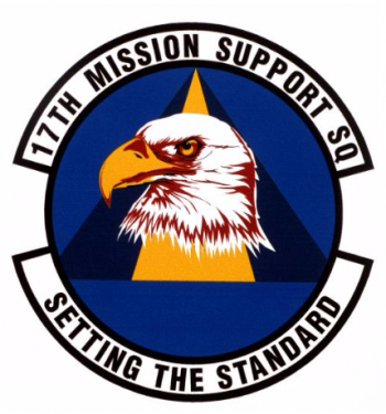 Coat of arms (crest) of the 17th Mission Support Squadron, US Air Force