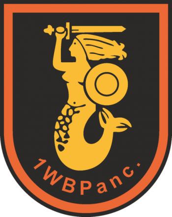 Coat of arms (crest) of 1st Warsaw Armoured Brigade Tadeusz Kościuszko, Polish Army