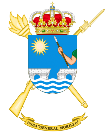 Coat of arms (crest) of the Base Services Unit General Morillo, Spanish Army