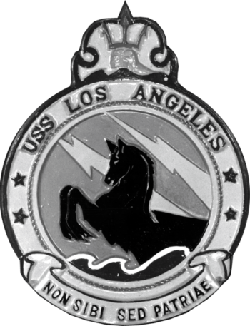 Coat of arms (crest) of the Cruiser USS Los Angeles (CA-135)