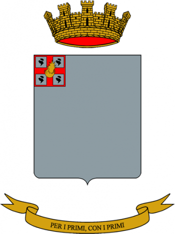 Coat of arms (crest) of the Granatieri di Sardegna Logistics Battalion, Italian Army