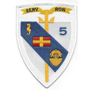 Coat of arms (crest) of the Service Squadron Five, US Navy