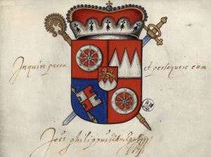 Arms (crest) of Johann Philipp von Schönborn