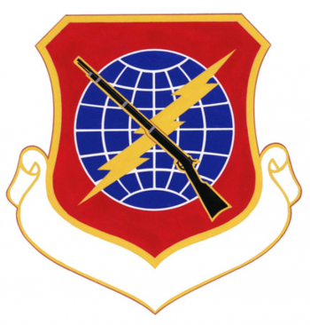 Coat of arms (crest) of the 439th Air Base Group, US Air Force