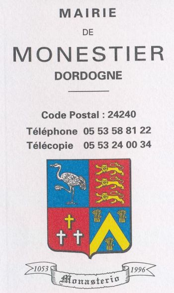 Blason de Monestier (Dordogne)