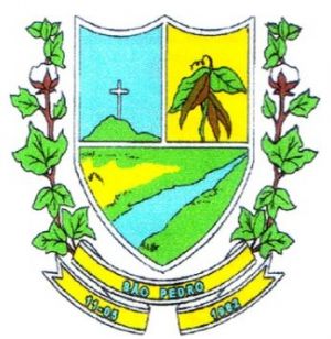 Brasão de São Pedro (Rio Grande do Norte)/Arms (crest) of São Pedro (Rio Grande do Norte)