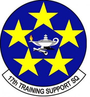 Coat of arms (crest) of the 17th Training Support Squadron, US Air Force
