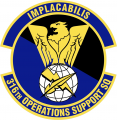 316th Operations Support Squadron, US Air Force.png