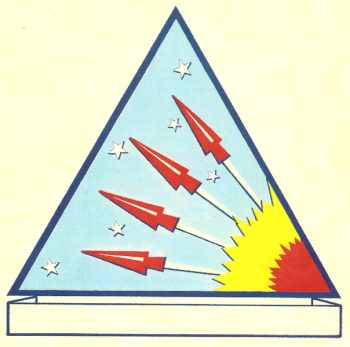 Coat of arms (crest) of the 46th Tactical Missile Squadron, US Air Force
