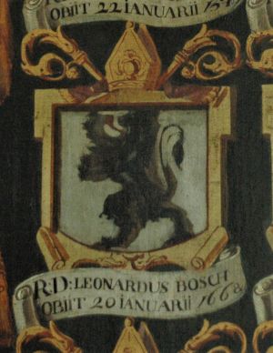 Arms (crest) of Leonardus Bosch