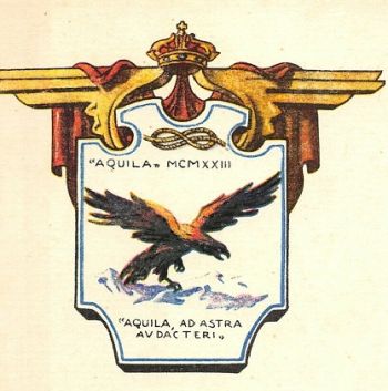 Coat of arms (crest) of the Corso Aquila 1923, Royal Aeronautical Academy, Regia Aeronautica