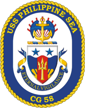 Coat of arms (crest) of Cruiser USS Philippine Sea